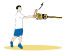 Tennis: The Broom Drill Teaches the Correct Upward Swing Path for Topspin Shots