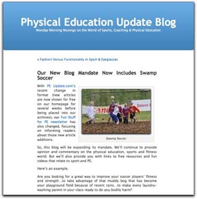 <center>The Latest Blog Posting </center>