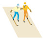 XC Skiing: Scooter Drills Teach Push-Off & Glide Skills