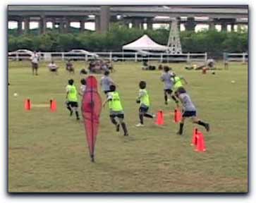 Playing Around Pylons & Crossbars in Obstacle Soccer