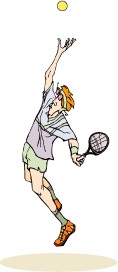 Tennis: Mental Cue for Correcting High Serves