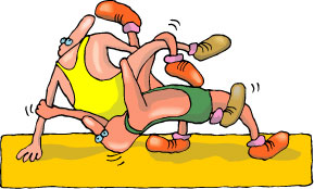 The Stronger Wrestler can Start from a Near-Pin Position to Simulate a Comeback